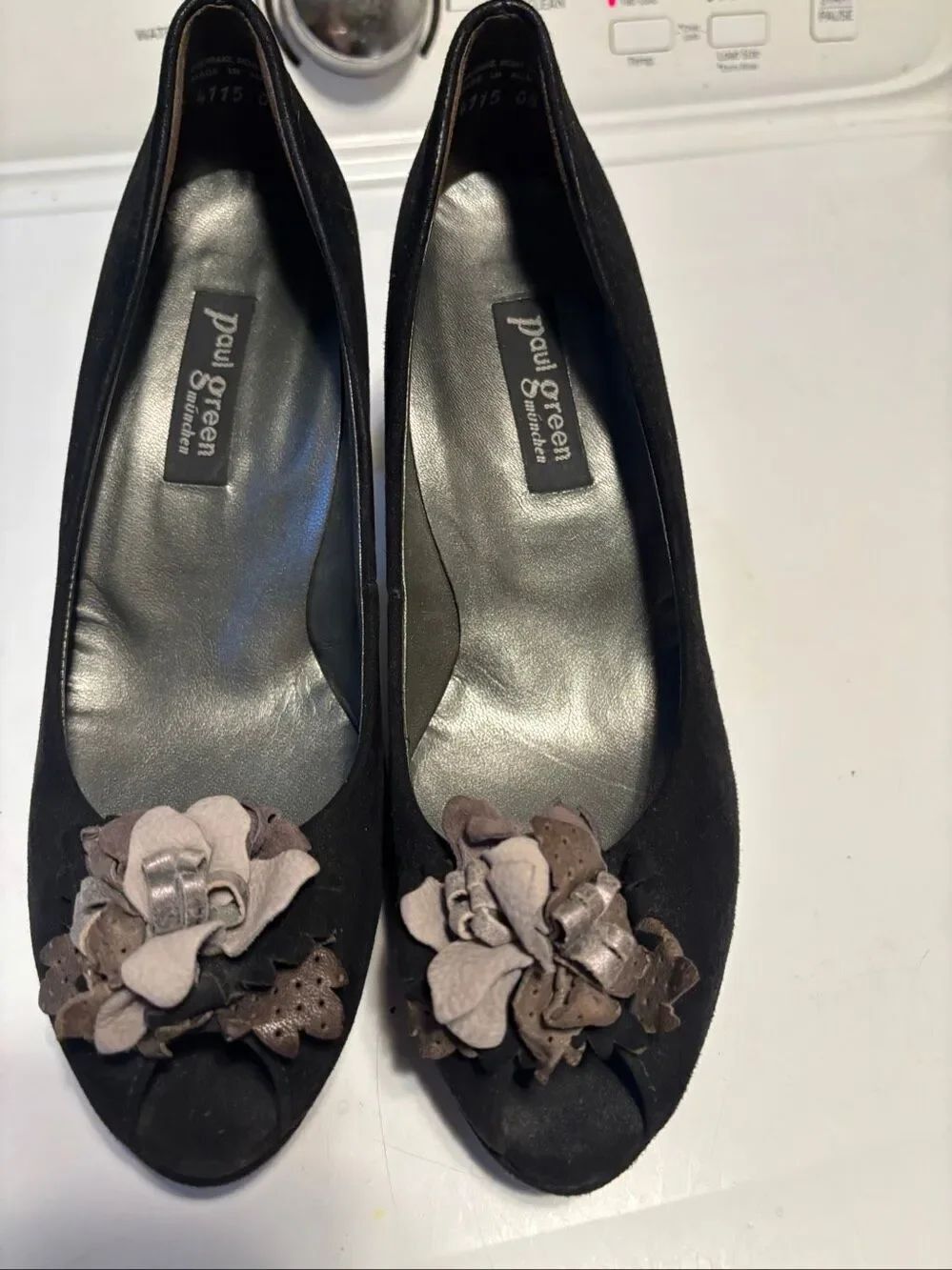 Paul Green Floral Peep Toe Heels